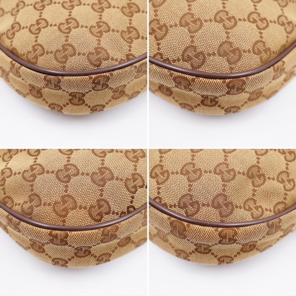 ❌️❌️SOLD❌️❌️AO47❤️ GUCCI  GG Monogram HalfMoon Crossbody bag - Picture 12 of 15